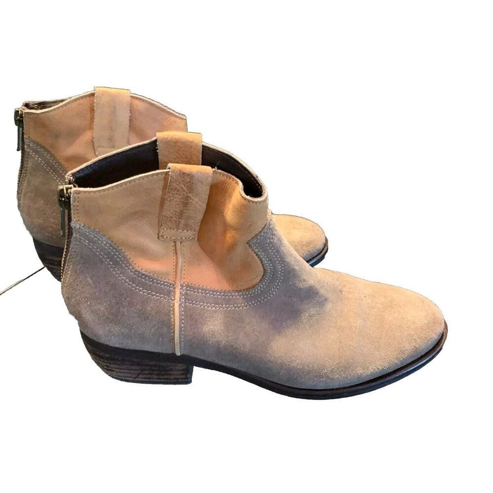 Steve Madden Suede Ankle Boots Bootie Sz 7.5 Excellent Condition